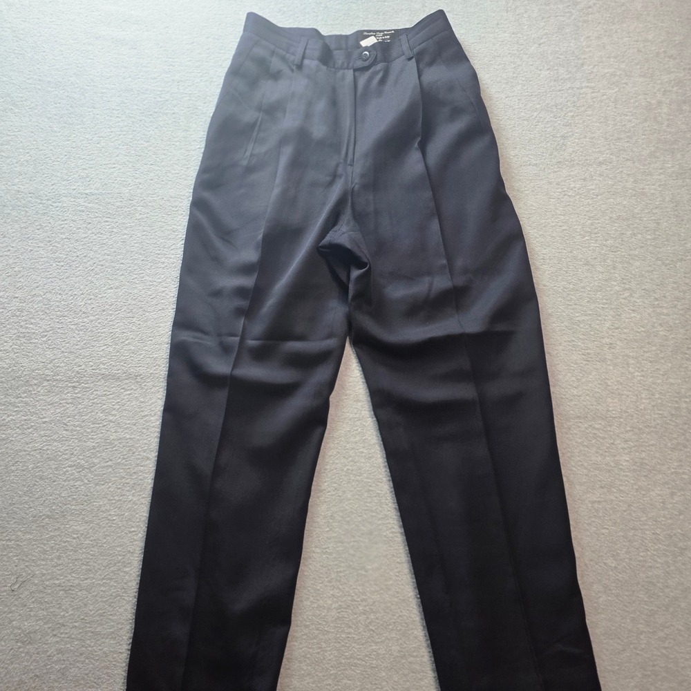 Augustus Lanificio‎ Pietro Cassola Wool Pleated Pants Navy Blue Made in Italy 10